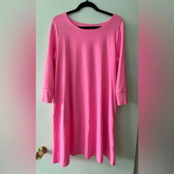 EUC Lilly Pulitzer Solia ChillyLilly Dress - Soliel Pink - XL - Picture 1 of 3